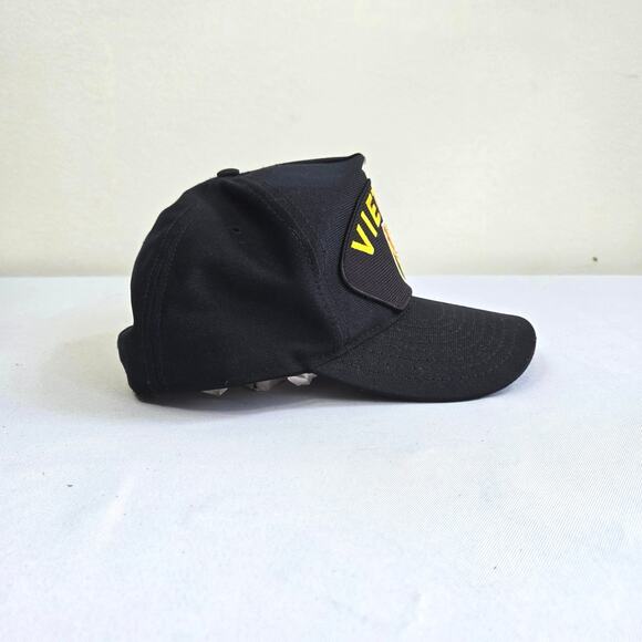 Vietnam Vet Navy Blue SnapBack Baseball Cap. One size. Made in the USA. - Picture 2 of 6